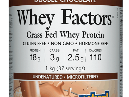 Natural Factors Whey Factors™ High Protein Formula - Double Chocolate Flavour Hot on Sale