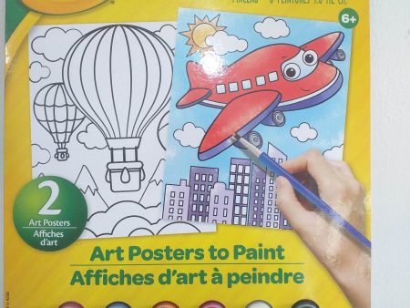 CRAYOLA  arts Posters to paint 6+ age Online now