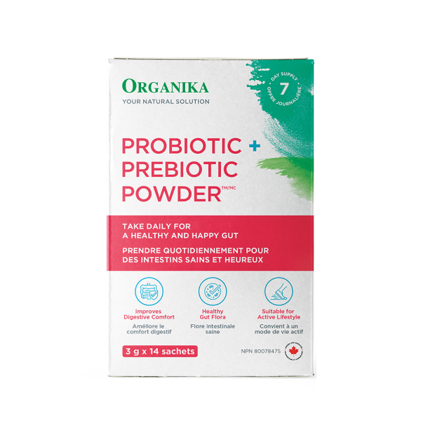 Organika Probiotic + Prebiotic Powder, 3g x 14 sachets Hot on Sale