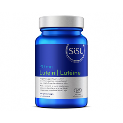 【clearance】SISU Lutein, 20mg, 60 softgels EXP: 12 2025 Discount