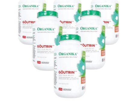 6 x Organika Goutrin 270 vegetarian capsules Bundle Online Sale