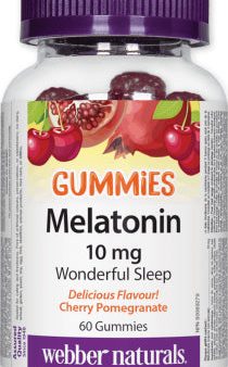 Webber Naturals Melatonin, 10 mg, 60 gummies Supply