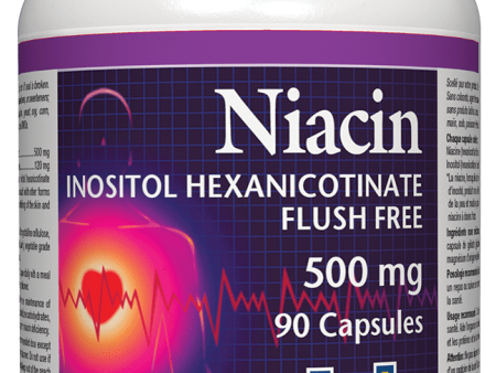 Natural Factors No Flush Niacin 500 mg 90 capsules Sale