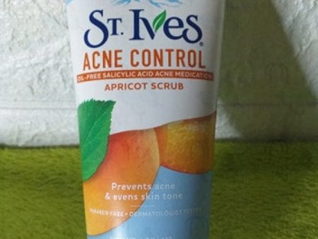 St. Ives Acne Control Face Scrub With Salicylic Acid,  Paraben Free, and Oil free 6 oz(170g) For Sale