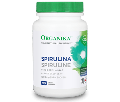 Organika Spirulina 1000mg 90 tablets Fashion