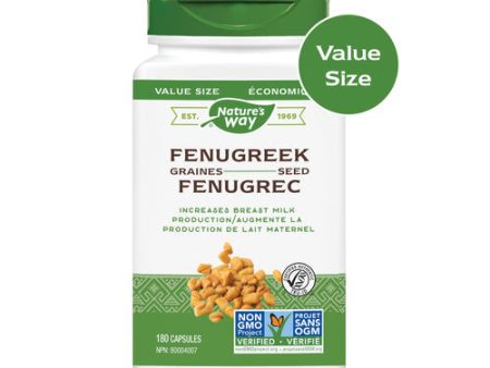 Nature s Way Fenugreek Seed 610mg, 180 caps Sale