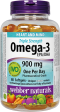 Webber Naturals Omega-3 EPA DHA 900 mg · Triple Strength 80 softgels Online now