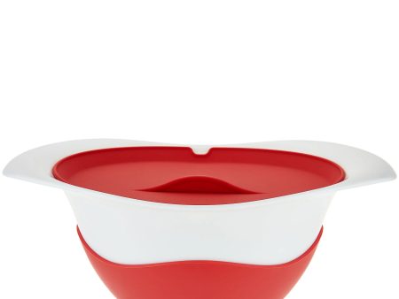 Colandish Colander & Serving Dish with Silicone Lid, All-White Color Online Sale