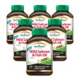 6 x Jamieson NFA Wild Salmon & Fish Oil 1000mg 210 softgels Bundle Discount