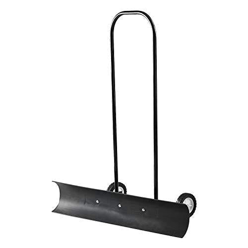 The Snowcaster 70SNC 36-Inch Heavy Duty Bi-Directional Wheeled Snow Pusher, Black Online now