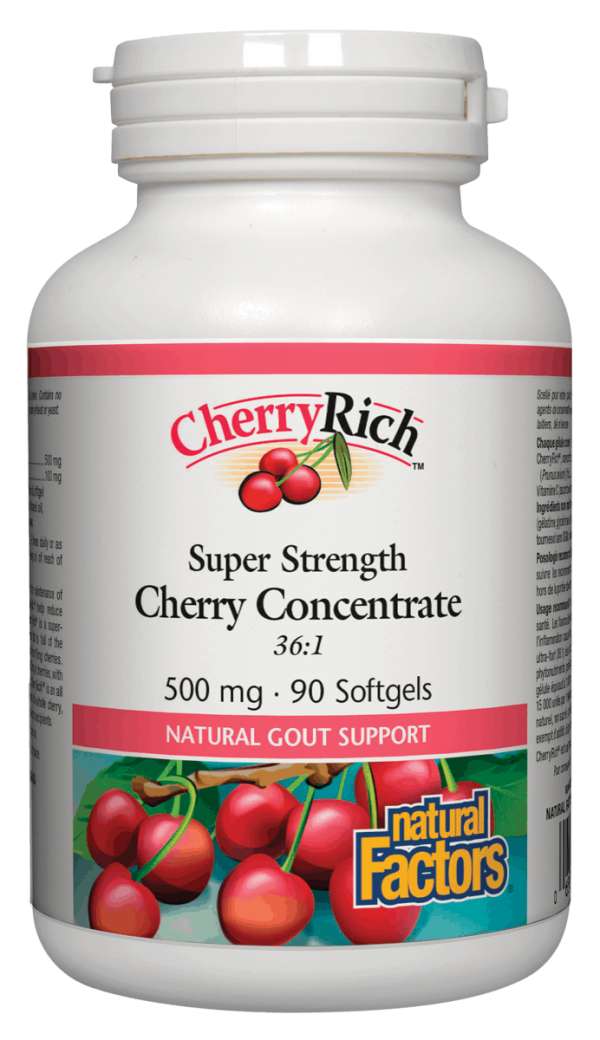 Natural Factors CherryRich™, 500mg, 90 softgels Sale