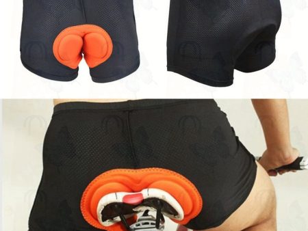 Unisex Black Bicycle Cycling Pants Solid Cosplay Comfortable Underwear Sponge Discount