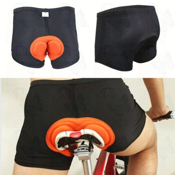 Unisex Black Bicycle Cycling Pants Solid Cosplay Comfortable Underwear Sponge Discount