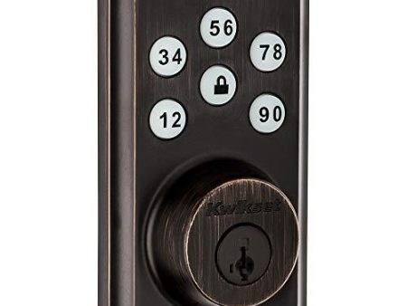 Kwikset 98880-005 SmartCode 888 Smart Lock Touchpad Electronic Deadbolt Door Lock with Z-Wave Plus Featuring SmartKey Security in Venetian Bronze Sale