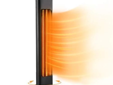 Patio Heater-750 1500W ETL Certified Electric Space Heater for Large Room, 3s Instant Heat, Heat up 400Sq Ft, 90° Oscillation, Radiant Heater with Overheat Tip-over Protection for Outdoor & Indoor Use, Waterproof Online