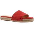 C Wonder Suede Flat Espadrilles Fringe, Tabitha, Size 7.5 For Sale