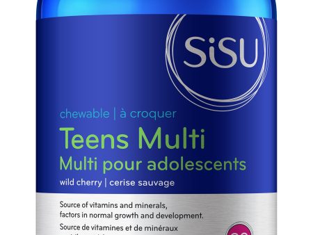 SISU Teens Multi, 90 Chewable Cherry flavour tabs Online Hot Sale