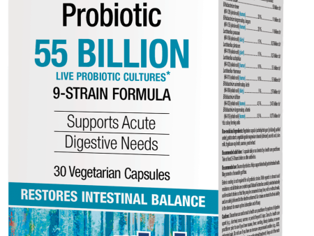 Natural Factors Critical Care Probiotic, 55 Billion Active Cells , 30vgcaps Online Sale