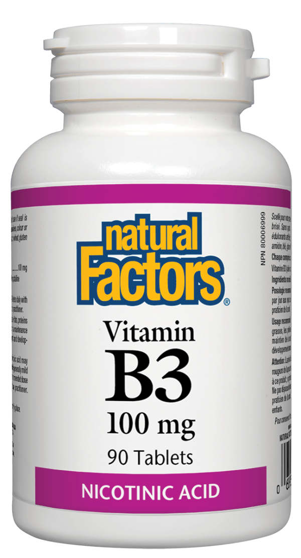 Natural Factors Vitamin B3 100 mg 90 tablets Cheap