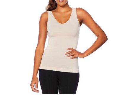 Nearly Nude Smoothing V-Neck Compression Cami Tank Top For Sale