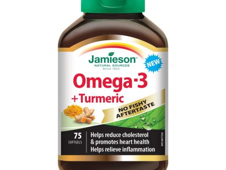 Jamieson Omega 3 + Turmeric, 75 softgels For Cheap