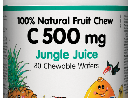 Natural Factors Jungle Juice Vitamin C 500mg , 180 chewable wafers Online Hot Sale