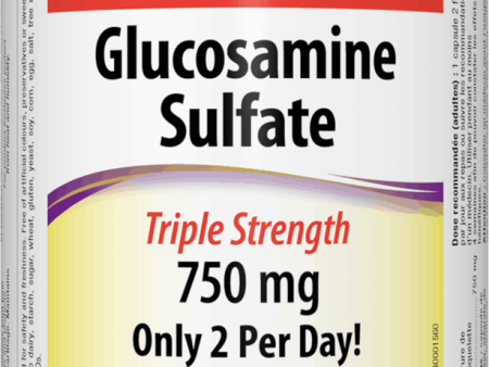 Webber Naturals Glucosamine  Sulfate 750mg, 250 Caps Online Sale