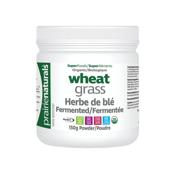 Prairie Naturals Wheat Grass 150g powder Fashion