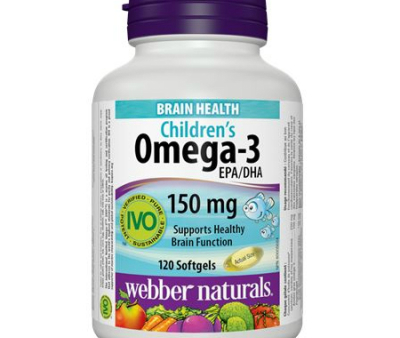 20 x Webber Naturals Children s Omega-3 120 softgels Bundle Discount