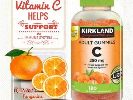 Kirkland Signature Vitamin C 250 mg 180 gummies Online Sale