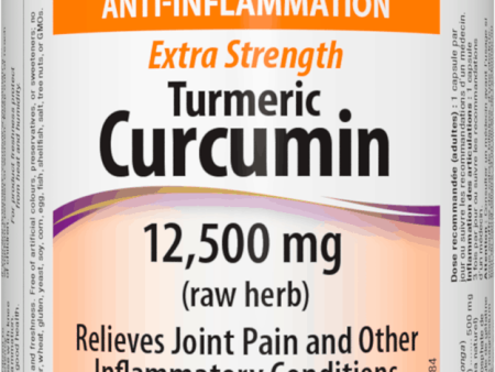 Webber Naturals  Turmeric Curcumin 500 mg · Extra Strength , 60 capsules on Sale