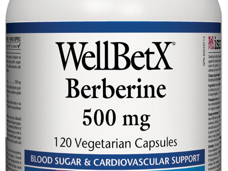 Natural Factors WellBetX Berberine 500 mg 120 veg cap Discount