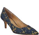 G.I.L.I. Pointed Toe Mid-heel Pumps, Georgette, Size 7 For Sale