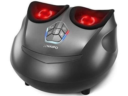 Naipo Foot Massager Machine Shiatsu Electric Feet Massager with Heat,Deep Kneading,Air Compression for Foot Plantar Fasciitis, Pain Relief, Circulation Fits Feet up to Men Size 12.5 Cheap