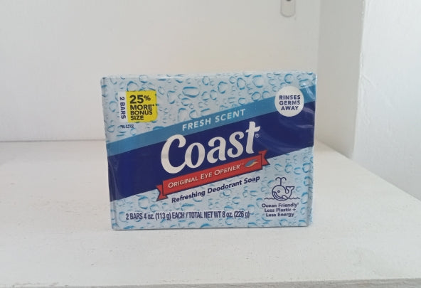 COAST FRESH SCENT 2 BARS SOAP (226G) For Cheap