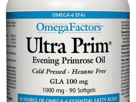 Natural Factors Ultra Prim Evening Primrose Oil, 1000mg, 90 softgels For Discount