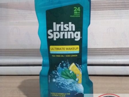 Irish SPRING Ultimate Wake up Tea tree oil+iced lemon body wash 18 oz(532ml Online