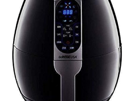 GoWISE USA 3.7-Quart Programmable Air Fryer with 8 Cook Presets, GW22638 - Black Supply