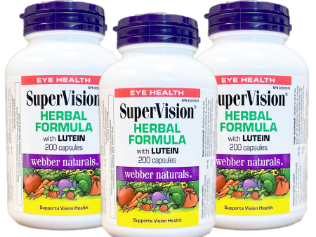 [Bonus Bundle] Webber Naturals SuperVision Herbal Formula with Lutein, Special , 200 caps Bundle Cheap