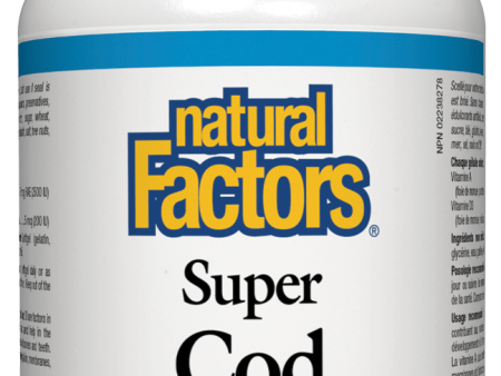 Natural Factors Super Cod Liver Oil, 90 softgels Fashion