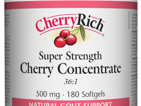 Natural Factors CherryRich Super Strength Concentrate 500 mg 180 softgels Sale