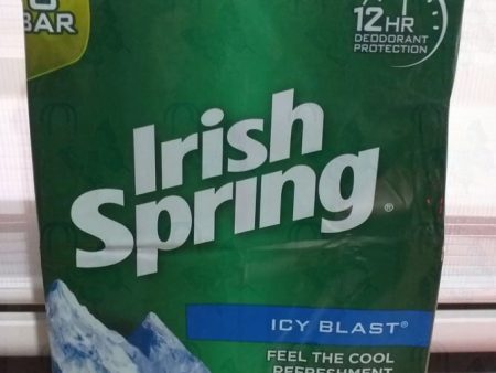 Irish Spring Icy blast 12 hr deodorant protection 8 bar soap 29.6 oz Online Sale