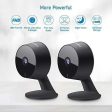 Laview Home Security Camera HD 1080P(2 Pack) AI Human Detection,Include 2 SD Cards,32GB Two-Way Audio,Night Vision,WiFi Indoor Surveillance for Baby pet,Alexa and Google,Cloud Service (US Server) Online