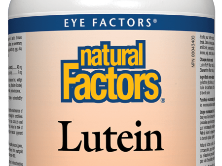 Natural Factors Lutein 40 mg 60 softgels For Discount