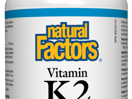 Natural Factors Vitamin K2 100 mcg 60 veg cap For Discount