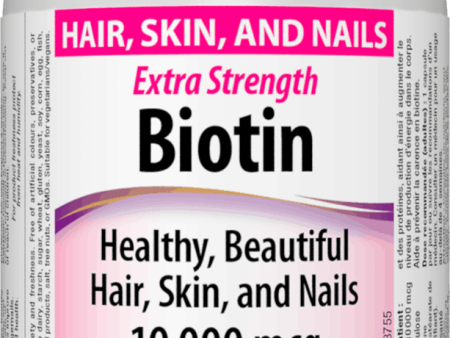 Webber Naturals Biotin 10000mcg 45 veg caps Hot on Sale