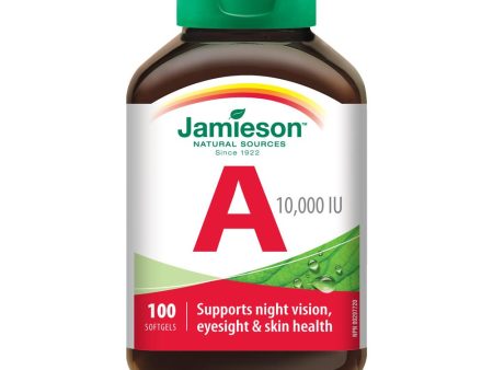 Jamieson Vitamin A 10,000IU, 100 Softgels on Sale