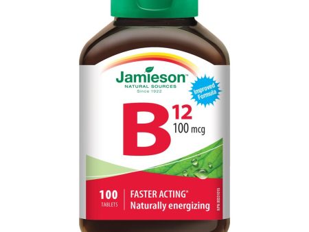 Jamieson B12 100 mcg 100 tablets Sale