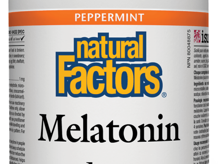 Natural Factors Melatonin 1mg Peppermint 90 tablets For Sale