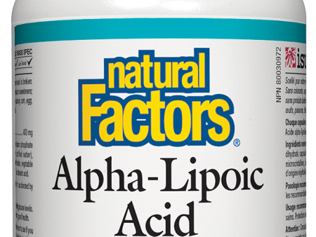 Natural Factors Alpha Lipoic Acid, 400mg, 60 caps Online Hot Sale